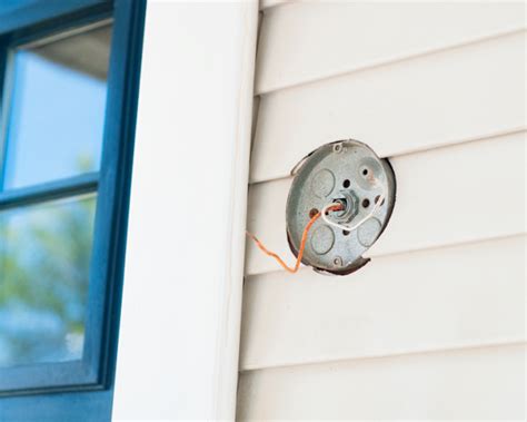 can you install a light without a junction box|no junction box on exterior light.